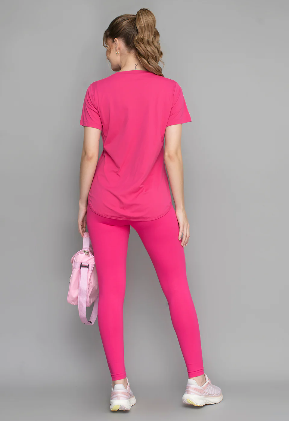 T-SHIRT ALONGADA - PINK FUX - G - Imagem 2